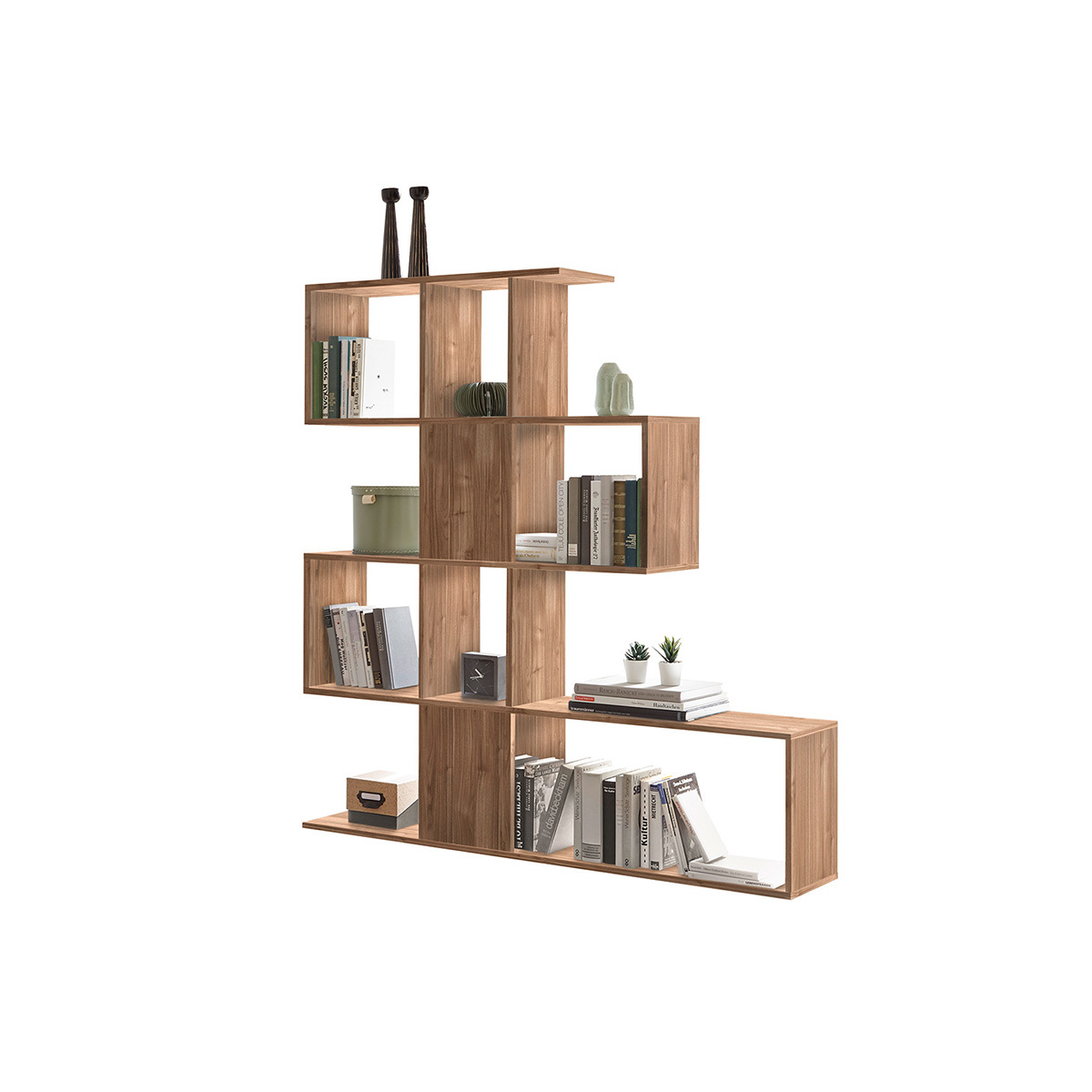 Bibliothèque ouverte séparateur design L139 cm COMO, MILIBOO