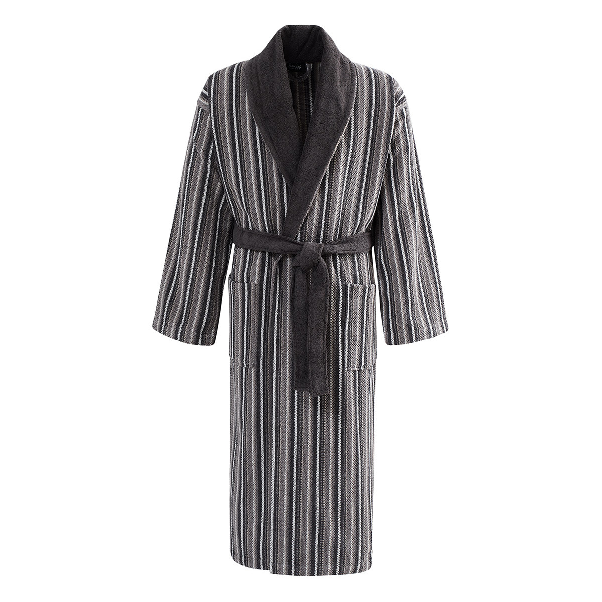 Peignoir col châle velours 420 g/m² BELEM, SENSEI MAISON