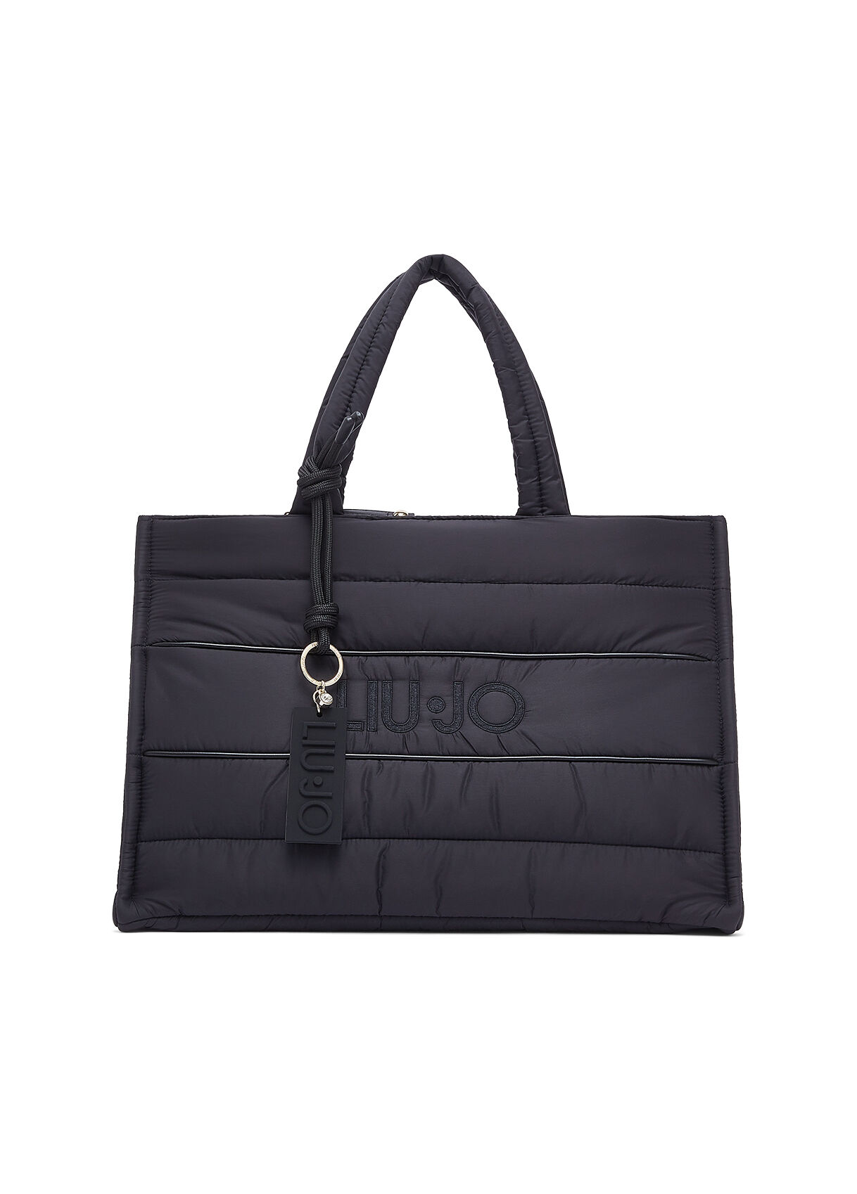 Sac tote grand format en nylon matelassé, LIU JO