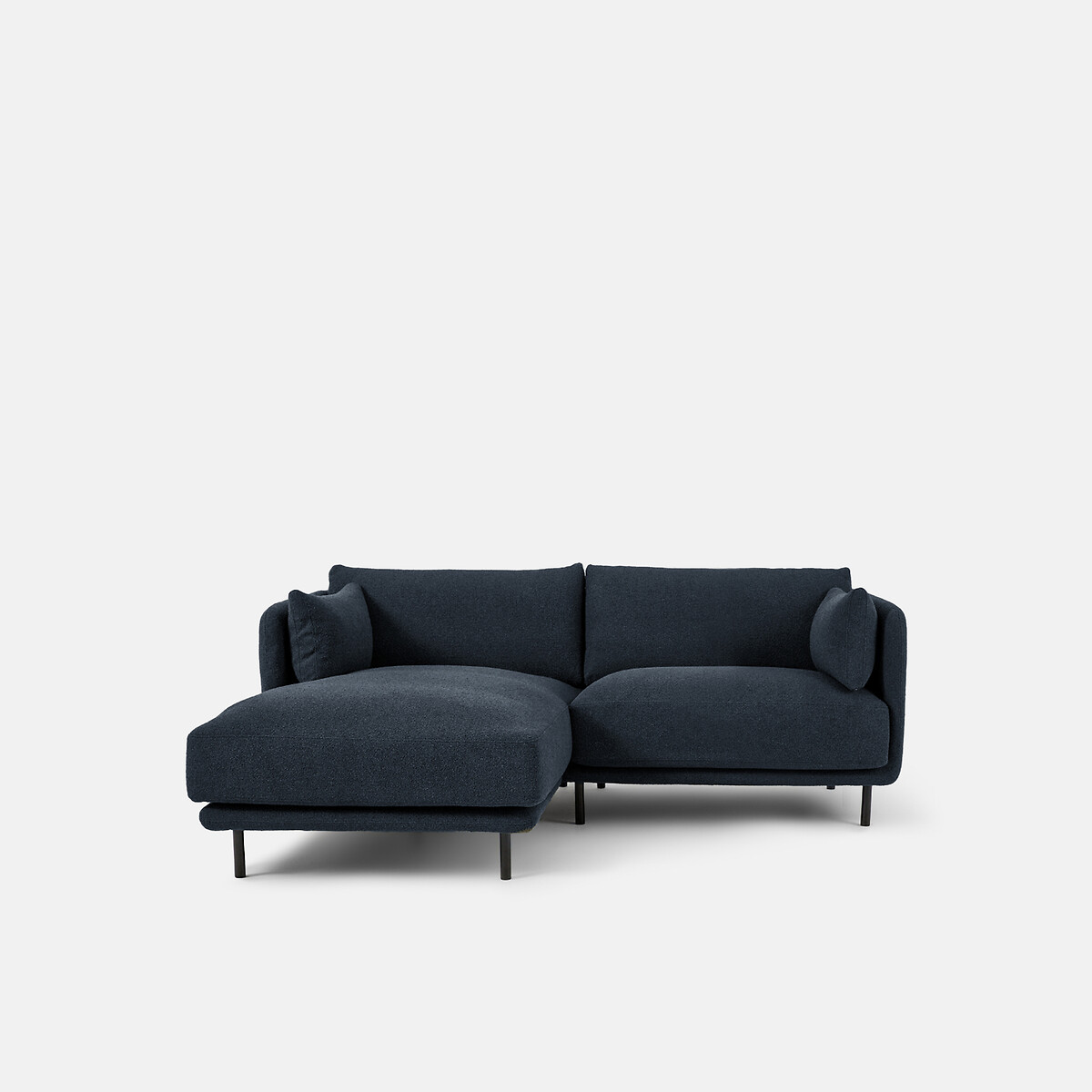 LA REDOUTE INTERIEURS Compacte hoekbank links, fijne badstof, Victor