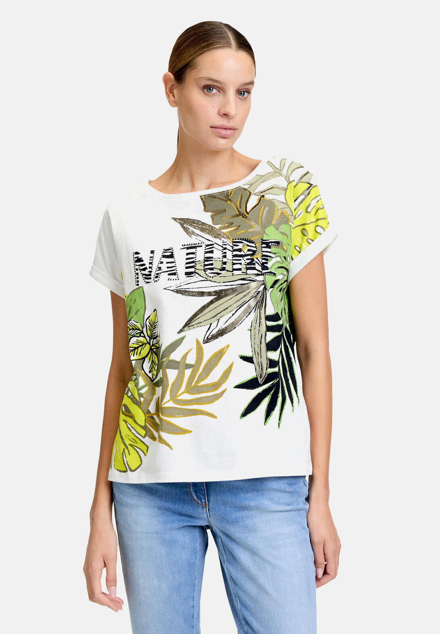 T-shirt à revers au bas des manches, BETTY BARCLAY