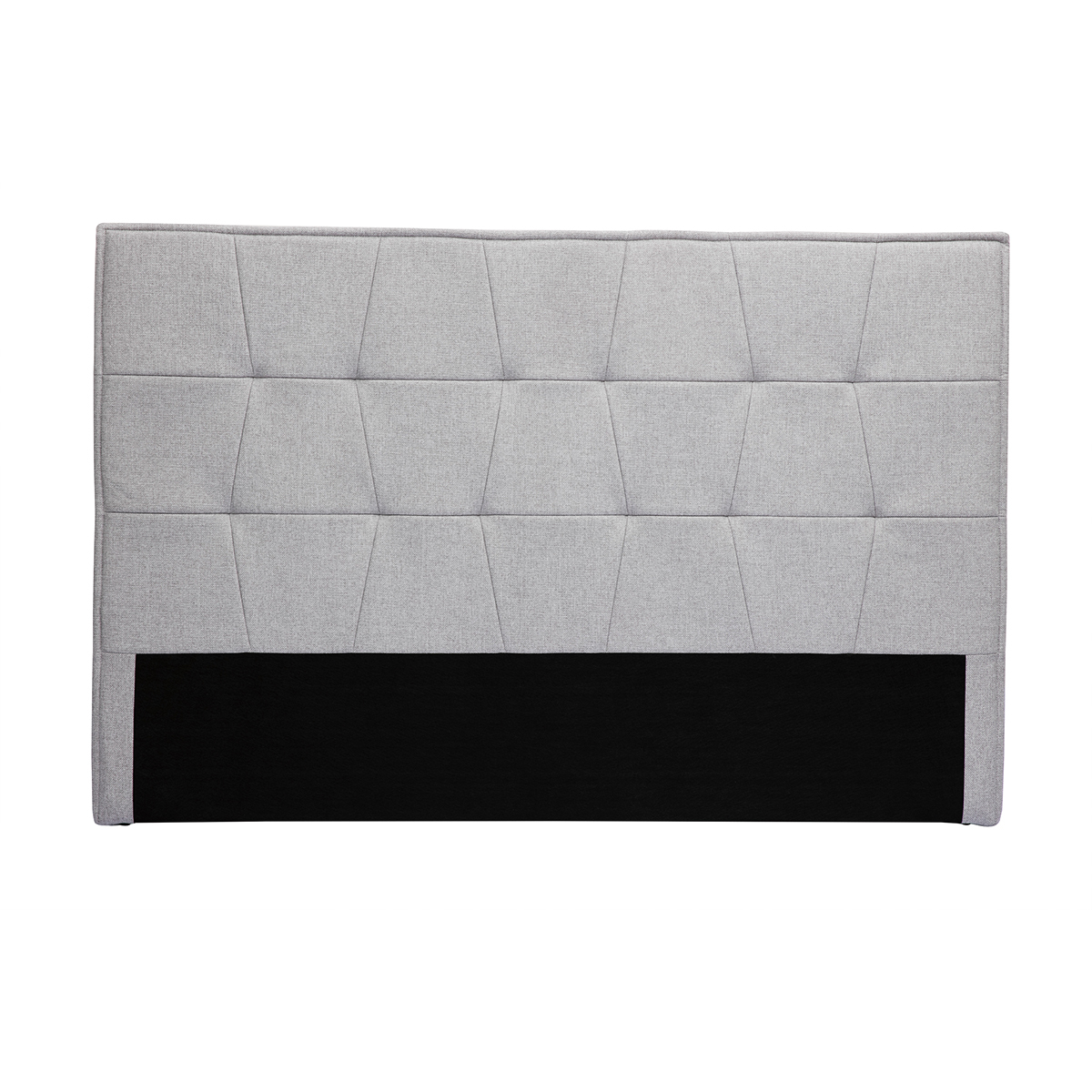 Tête de lit en tissu taupe L170 cm SUKA, MILIBOO