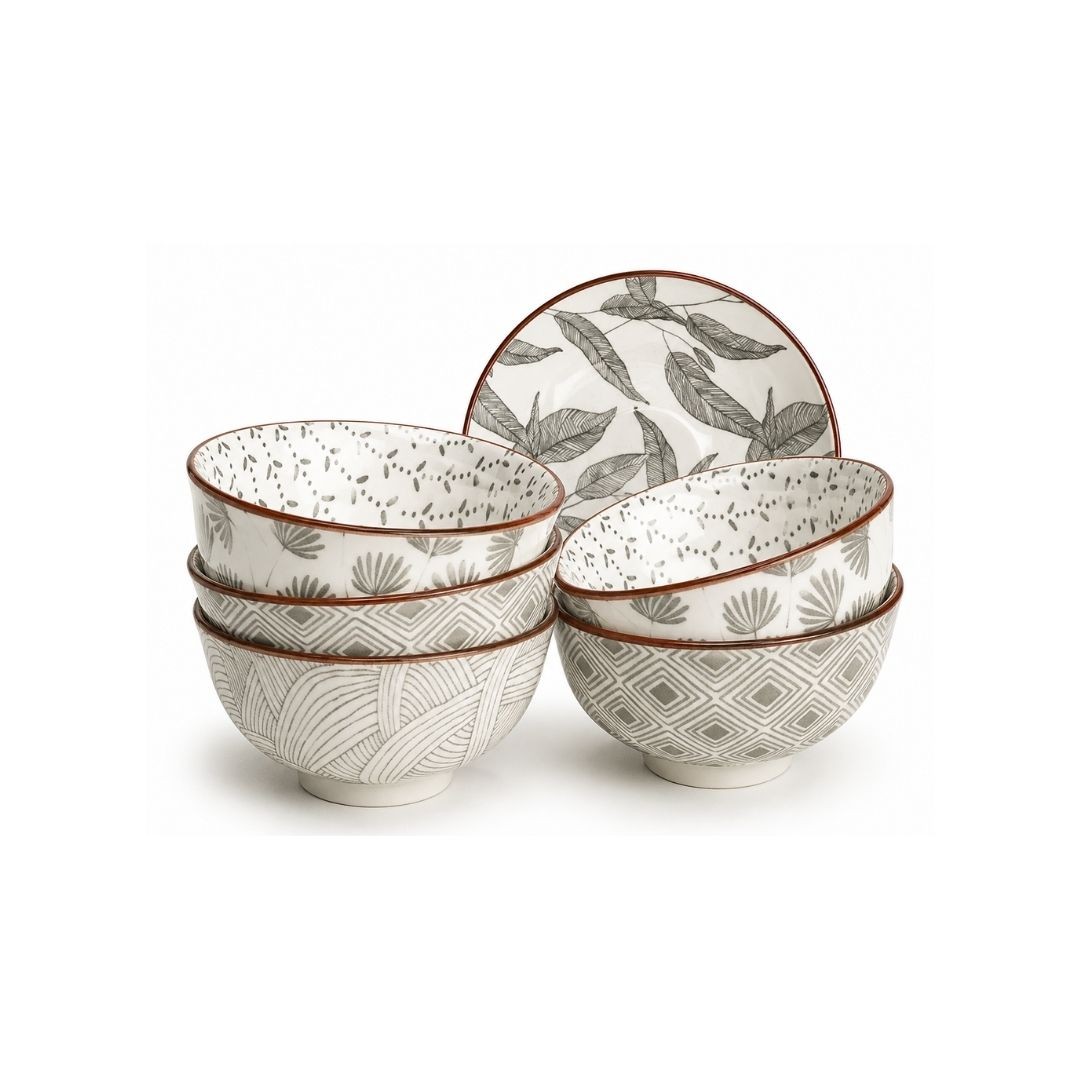 Lot de 6 petits bols, YOKOTE, ARTIME