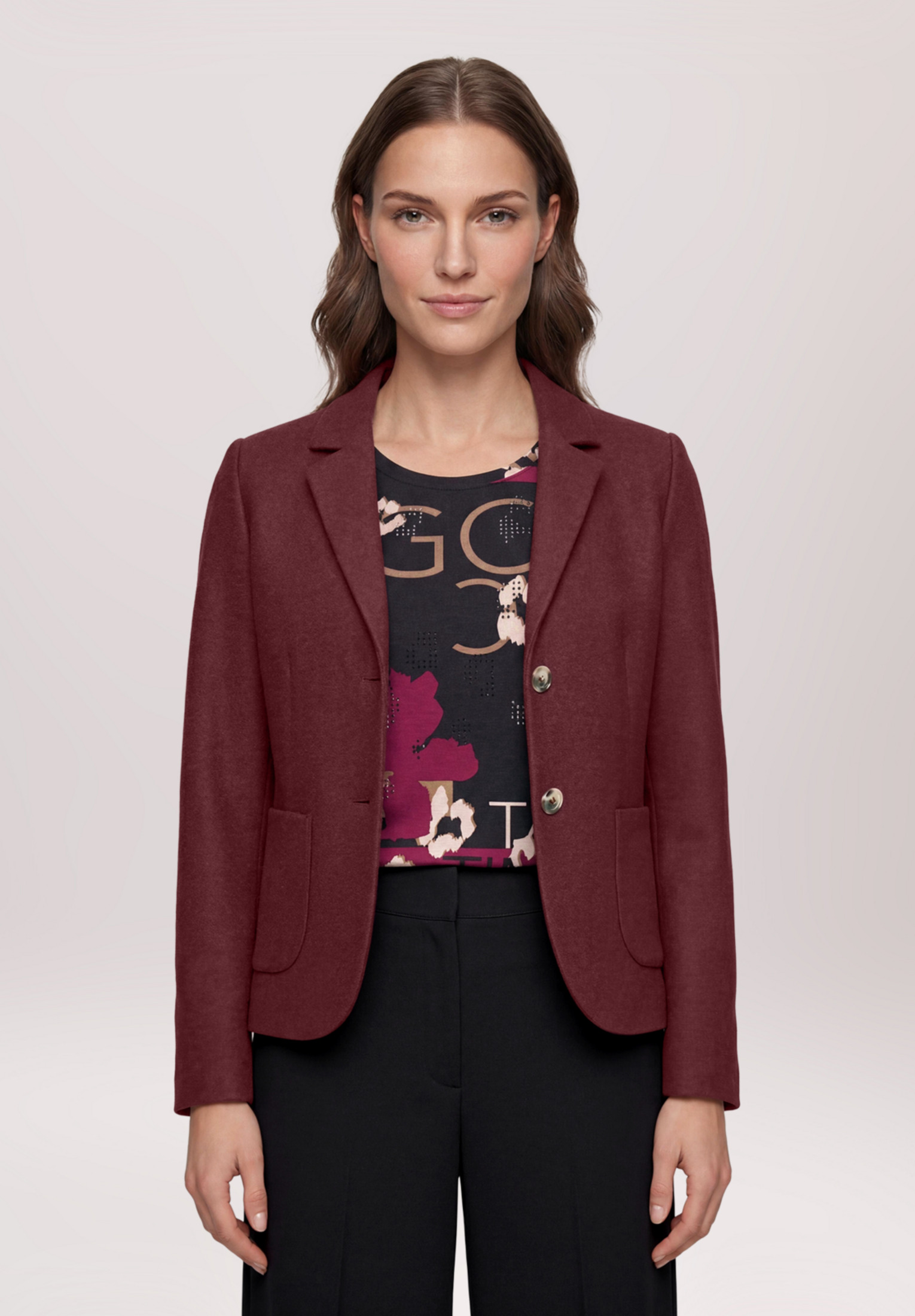 Blazer en laine à poches plaquées, BETTY BARCLAY