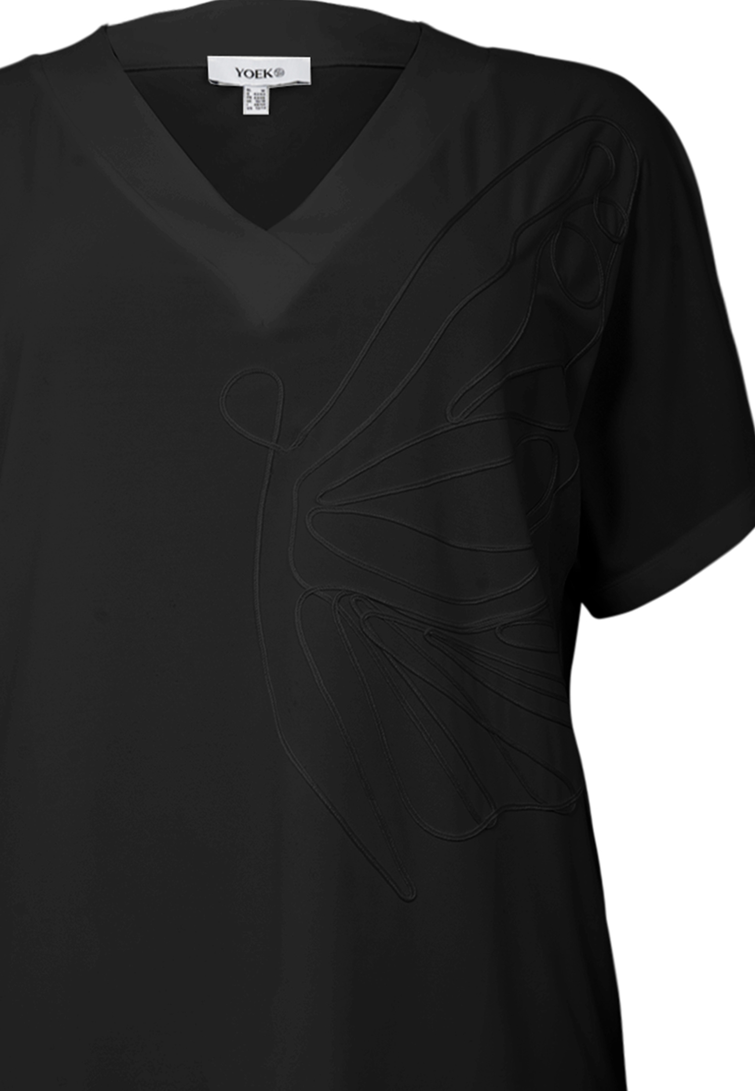 T-shirt v-cou, YOEK