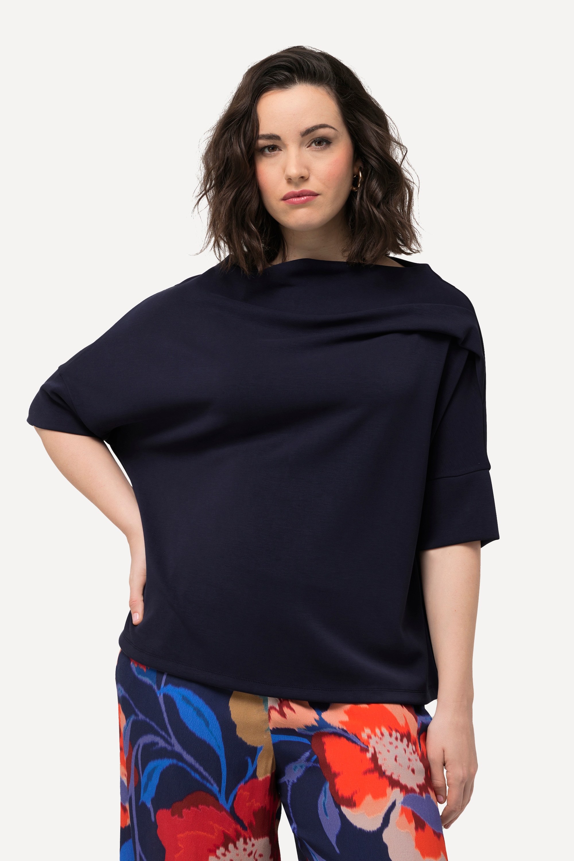 Sweat-shirt oversized à manches courtes, ULLA POPKEN