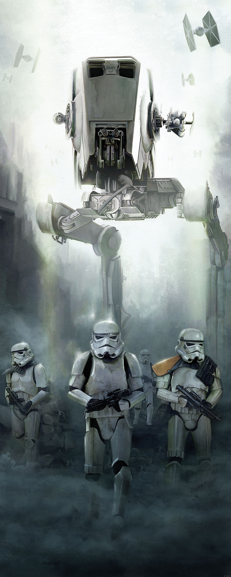 Papier peint Komar - Star Wars Imperial Forces -100 x 250 cm, HEXOA