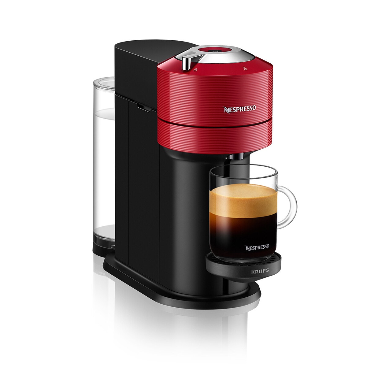 Machine à café nespresso vertuo next yy4296fd rouge/noir Krups
