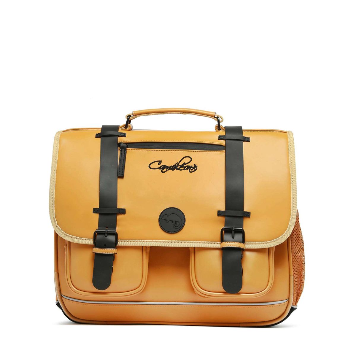 Cartable vintage north yellow Cameleon La Redoute