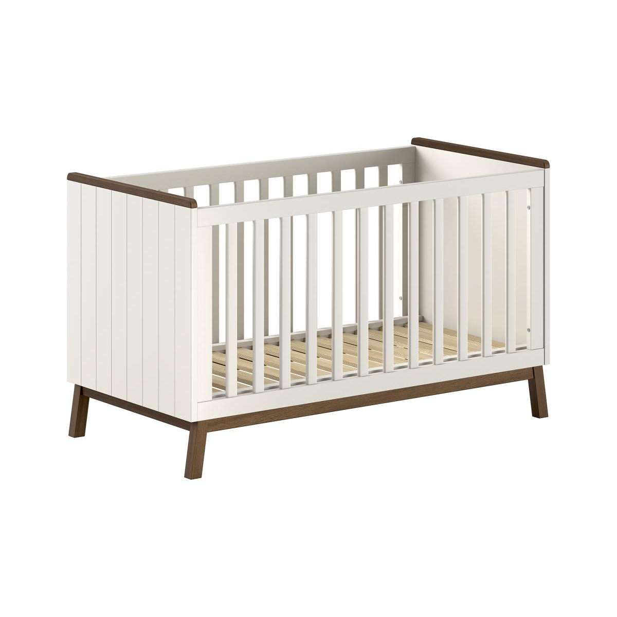 Lit Bébé/Junior sezane 70x140 clay/noix, VIPACK