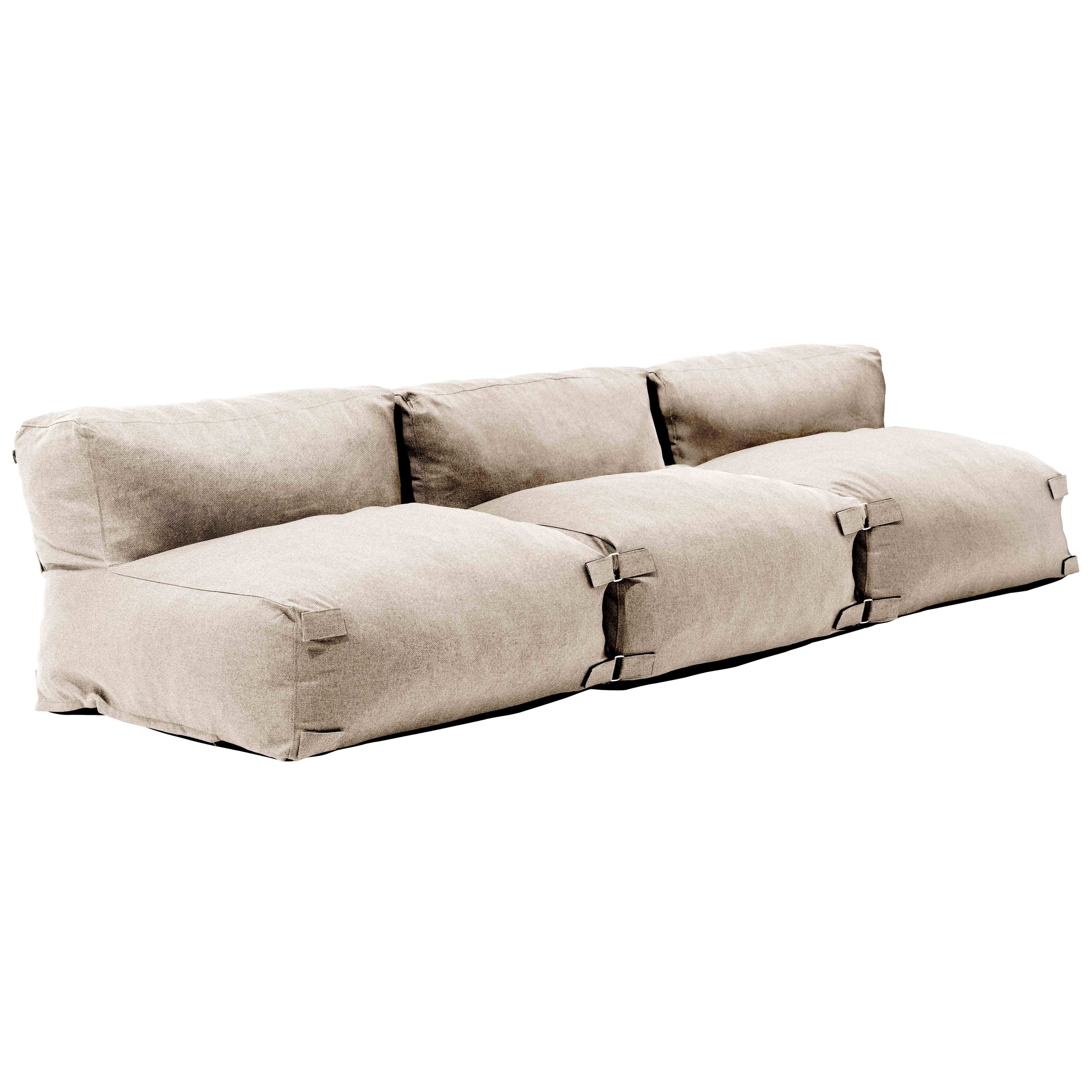 Salon de jardin modulable avec 3 chauffeuses, MIXI, OVIALA