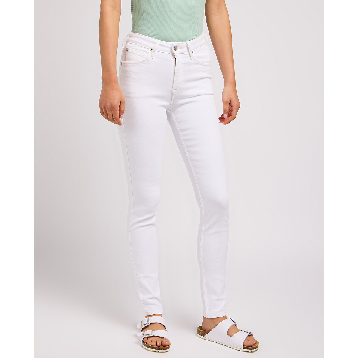 Image of Foreverfit Skinny Jeans with High Waist