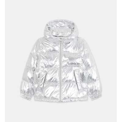 Veste discount argentée fille