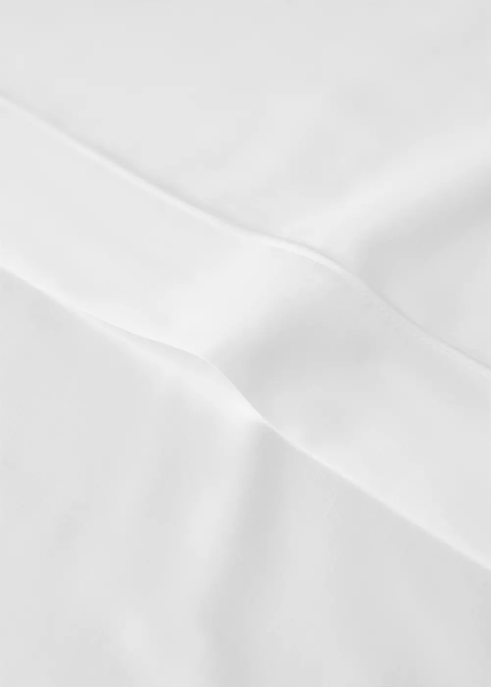 Drap plat coton satin 600 fils lit 90 cm, MANGO HOME