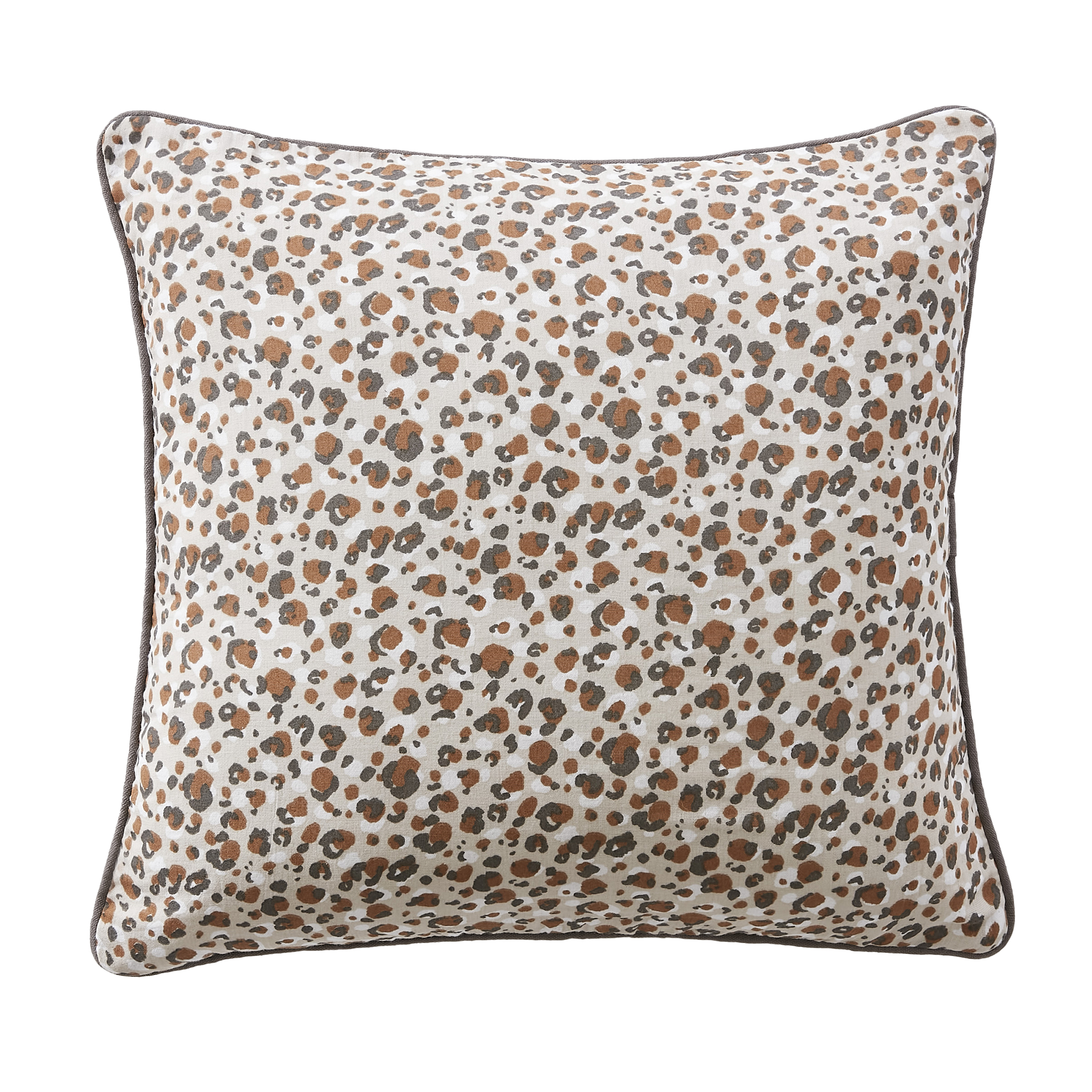 Coussin avec passepoil 45x45 cm Gaze de Coton Léa, EDEN