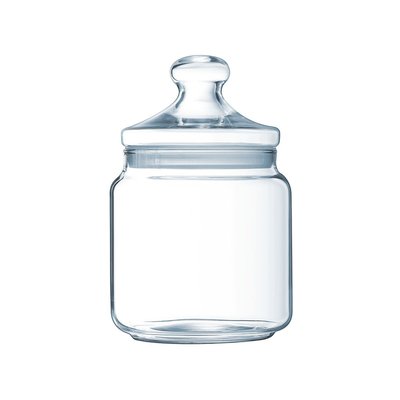 Pot de conservation 0,75L hermétique Pure Jar Club - Luminarc - verre trempé extra résistant LUMINARC