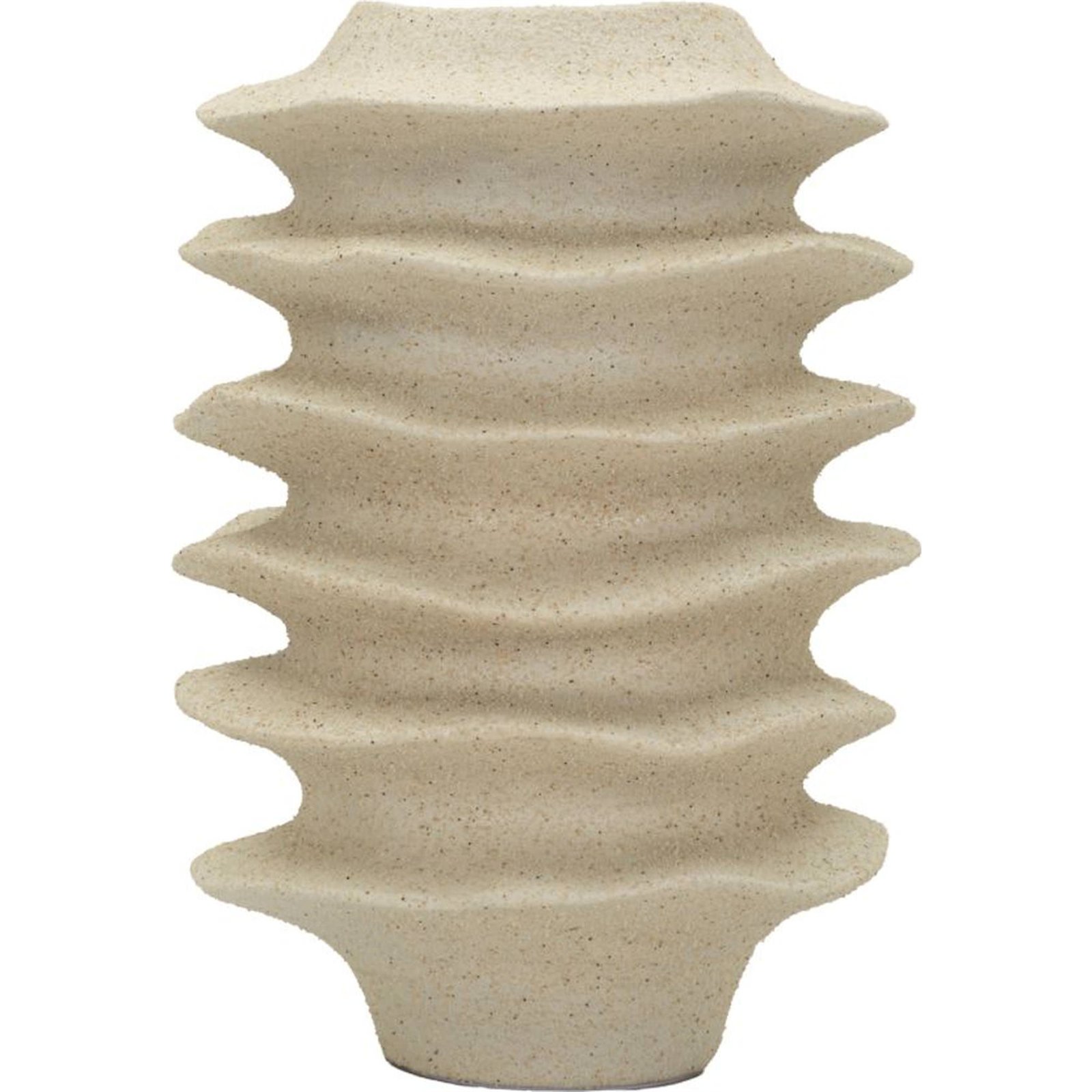 Vase japandi relief ondulé finition texturée, RECOLLECTION