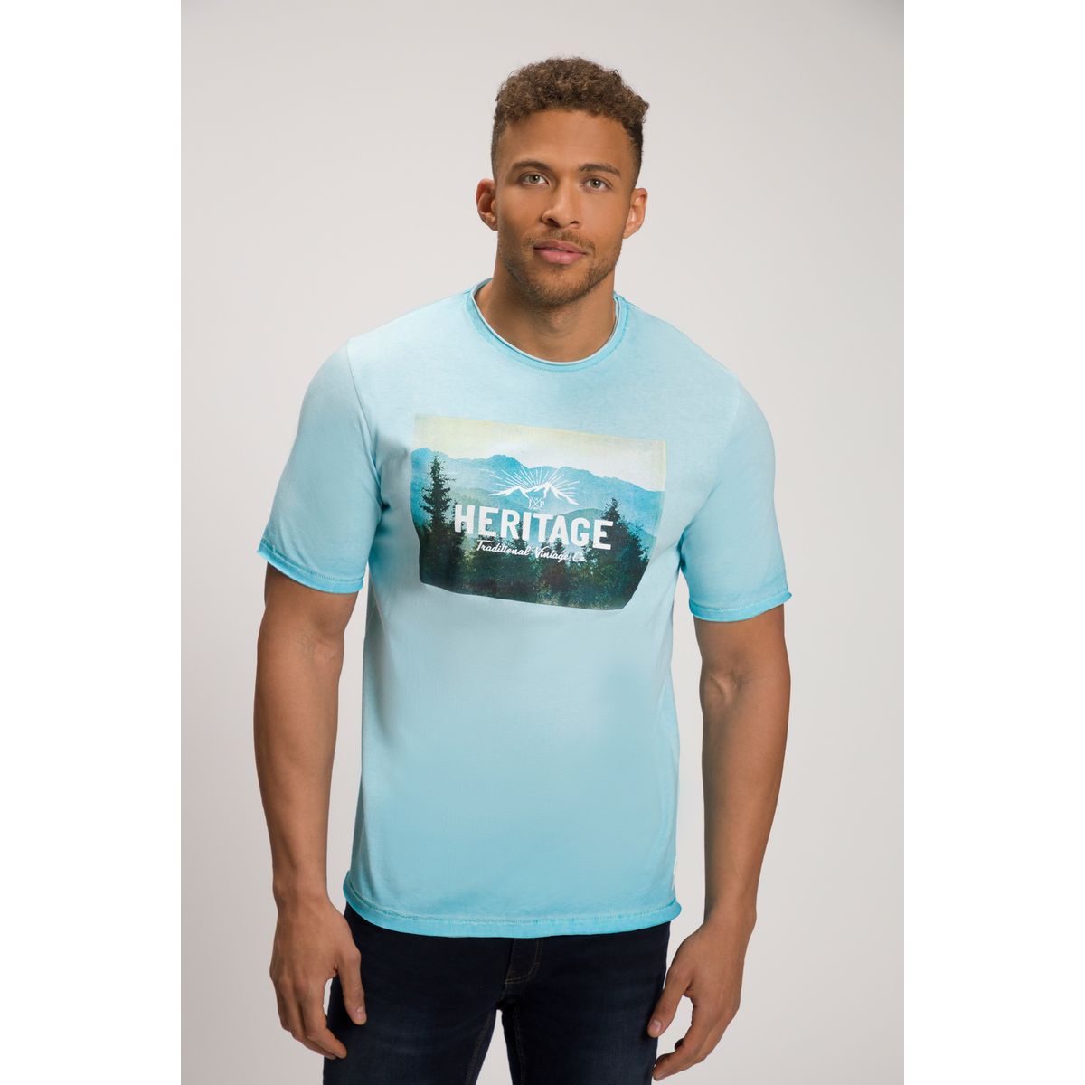 T shirt best sale bleu turquoise