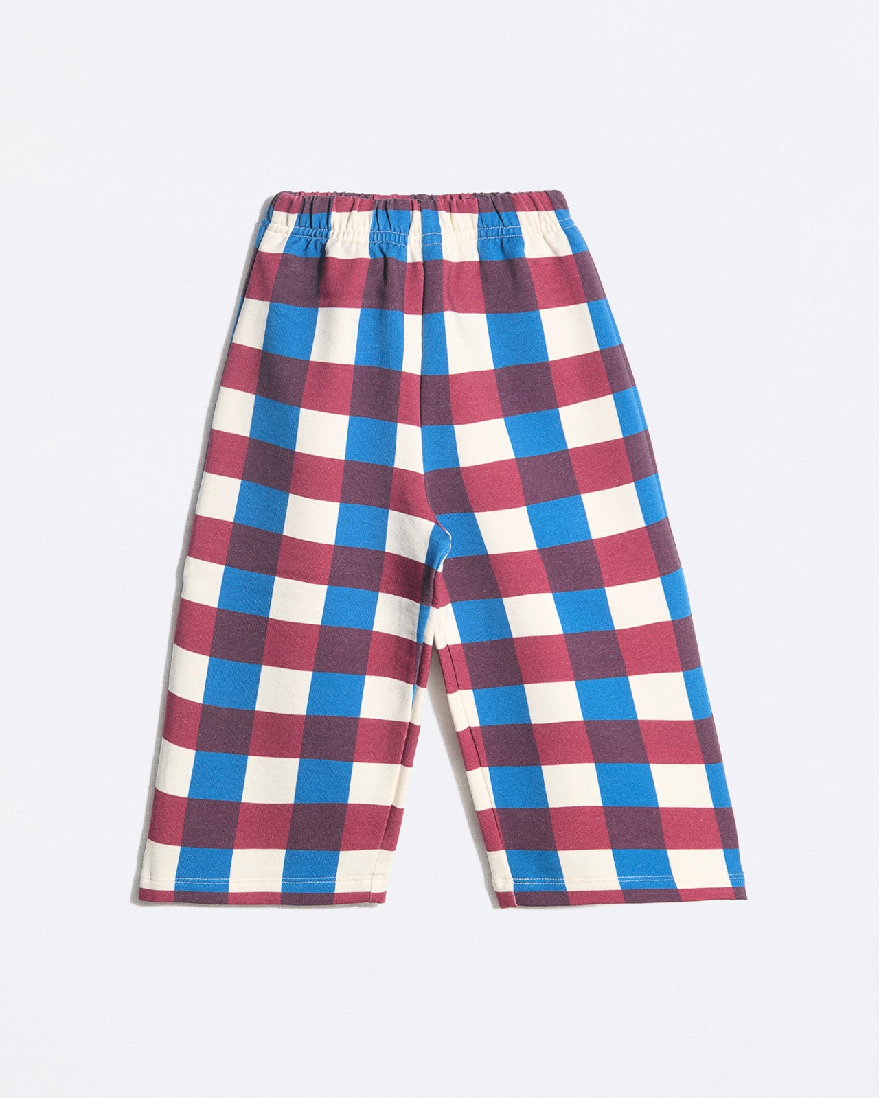 Pantalon en coton bio imprimé vichy, EMOI EMOI