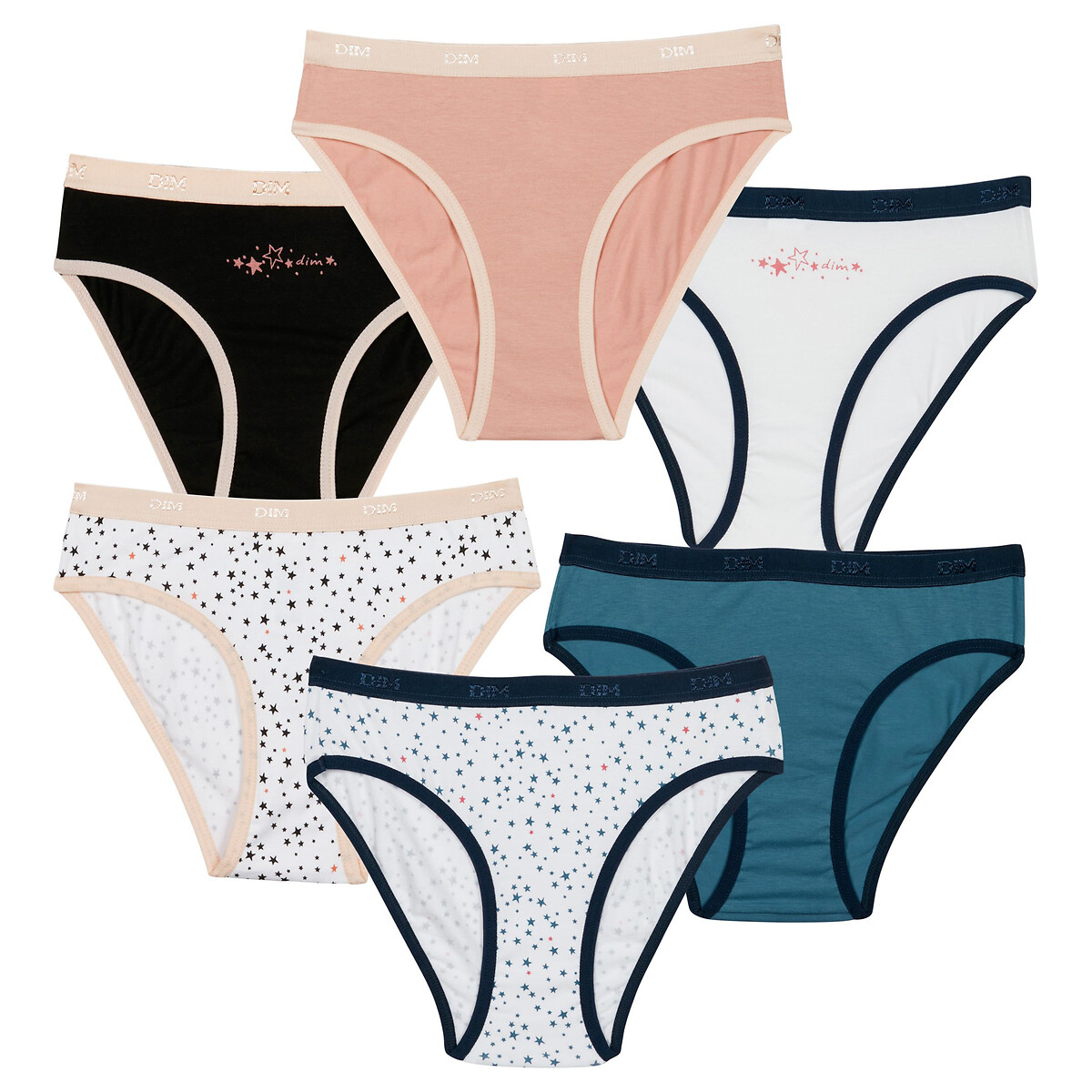Image of Pack of 6 Briefs in Cotton