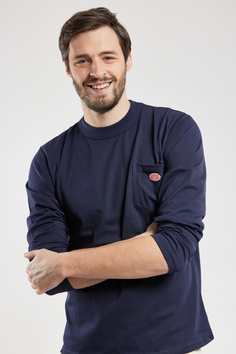T-shirt manches longues en coton bio, ARMOR-LUX