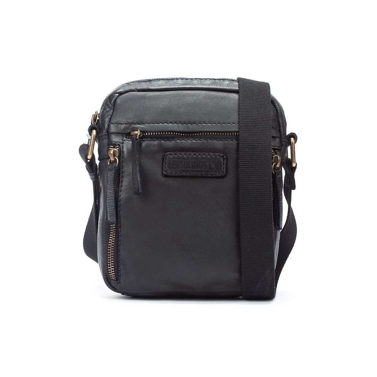 Sac bandouliere homme cuir noir La Redoute