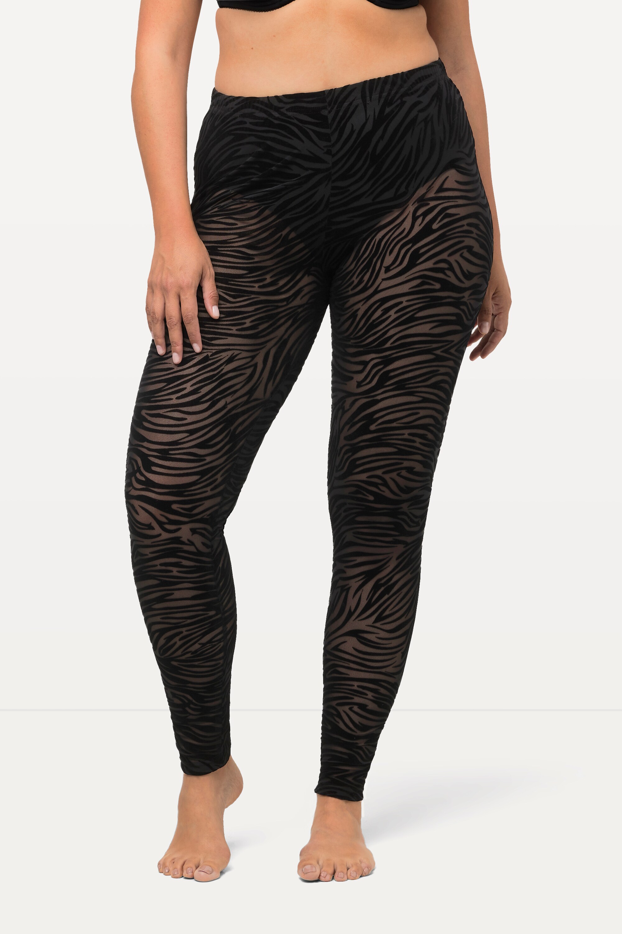 Legging en mesh à motif animal, ULLA POPKEN