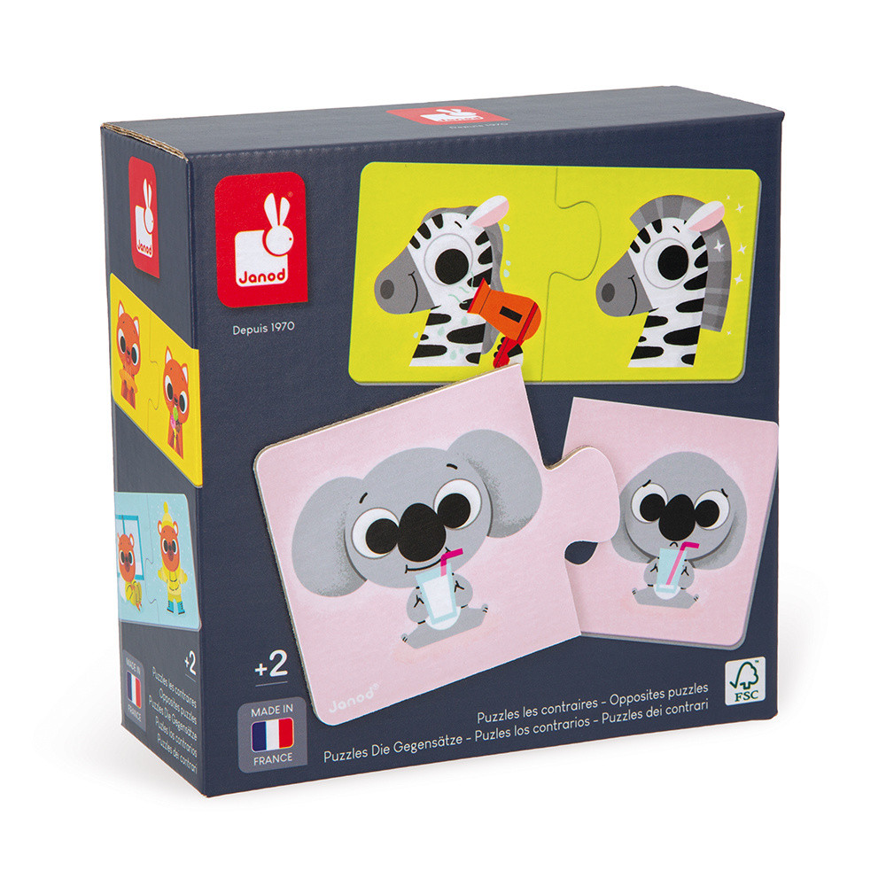 Puzzle Duo Les Contraires, JANOD