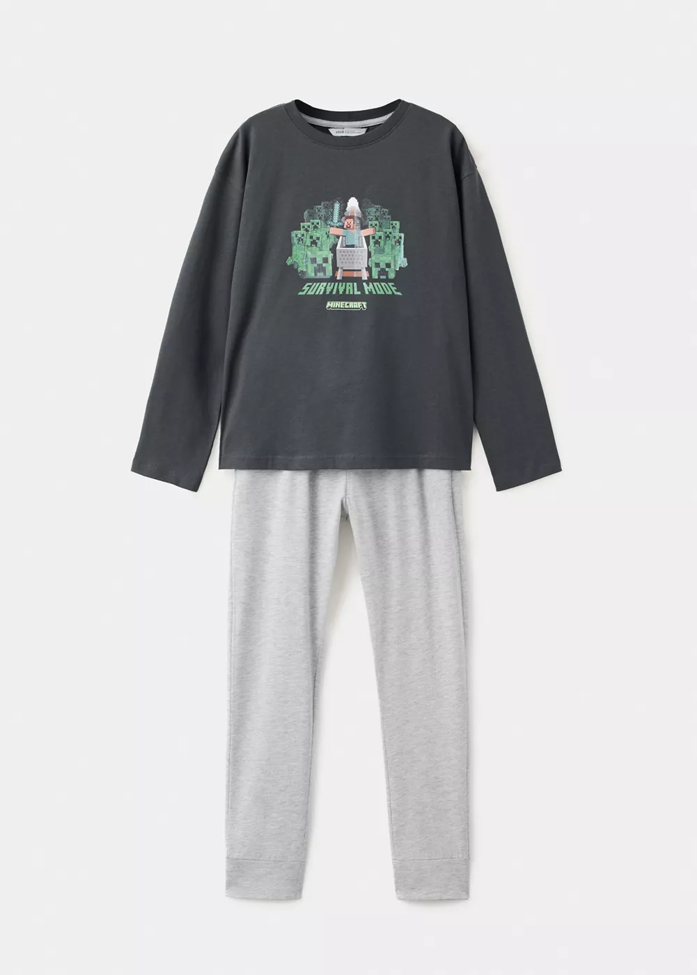 Pyjama complet en coton imprimé, MANGO KIDS