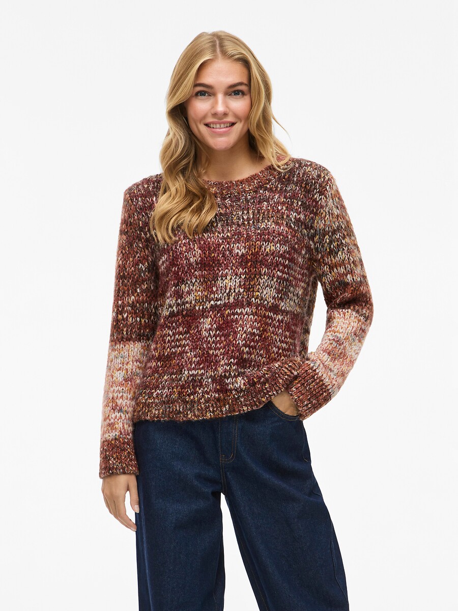 Multicolour Chunky Knit Jumper, VILA