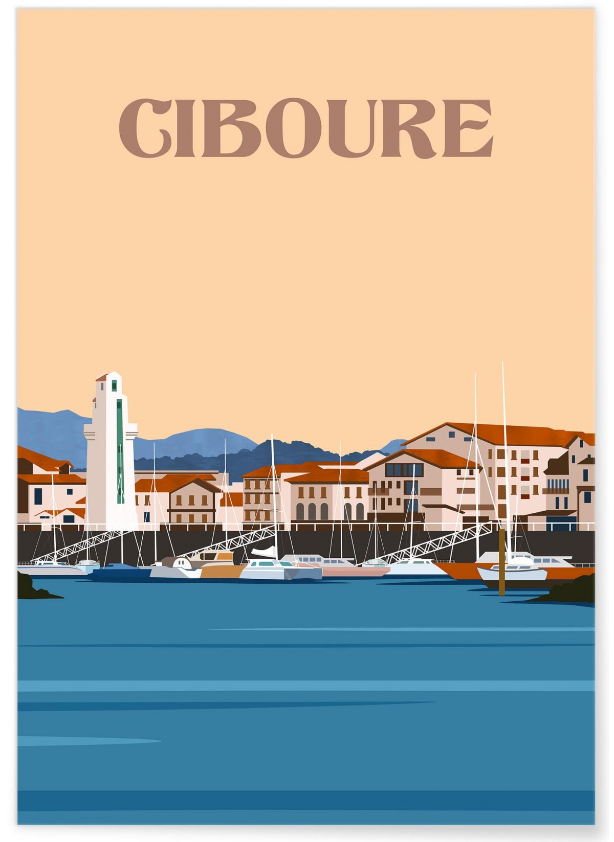 Affiche ville Ciboure, L'AFFICHERIE