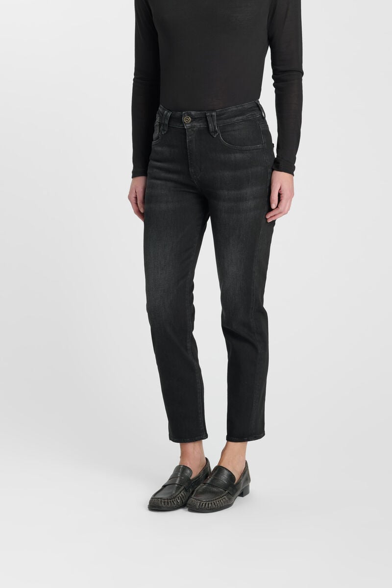 Jeans droite , longueur 34, LE TEMPS DES CERISES