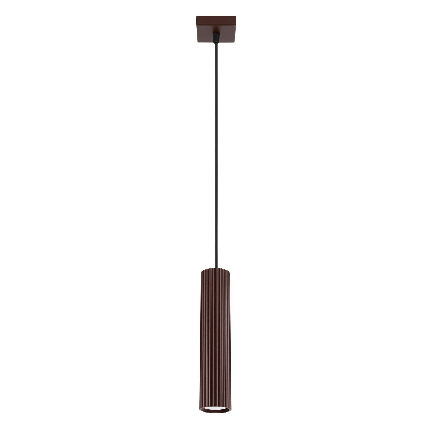 Suspension Aluminium Marron GU10 1 KARBON, EDEN