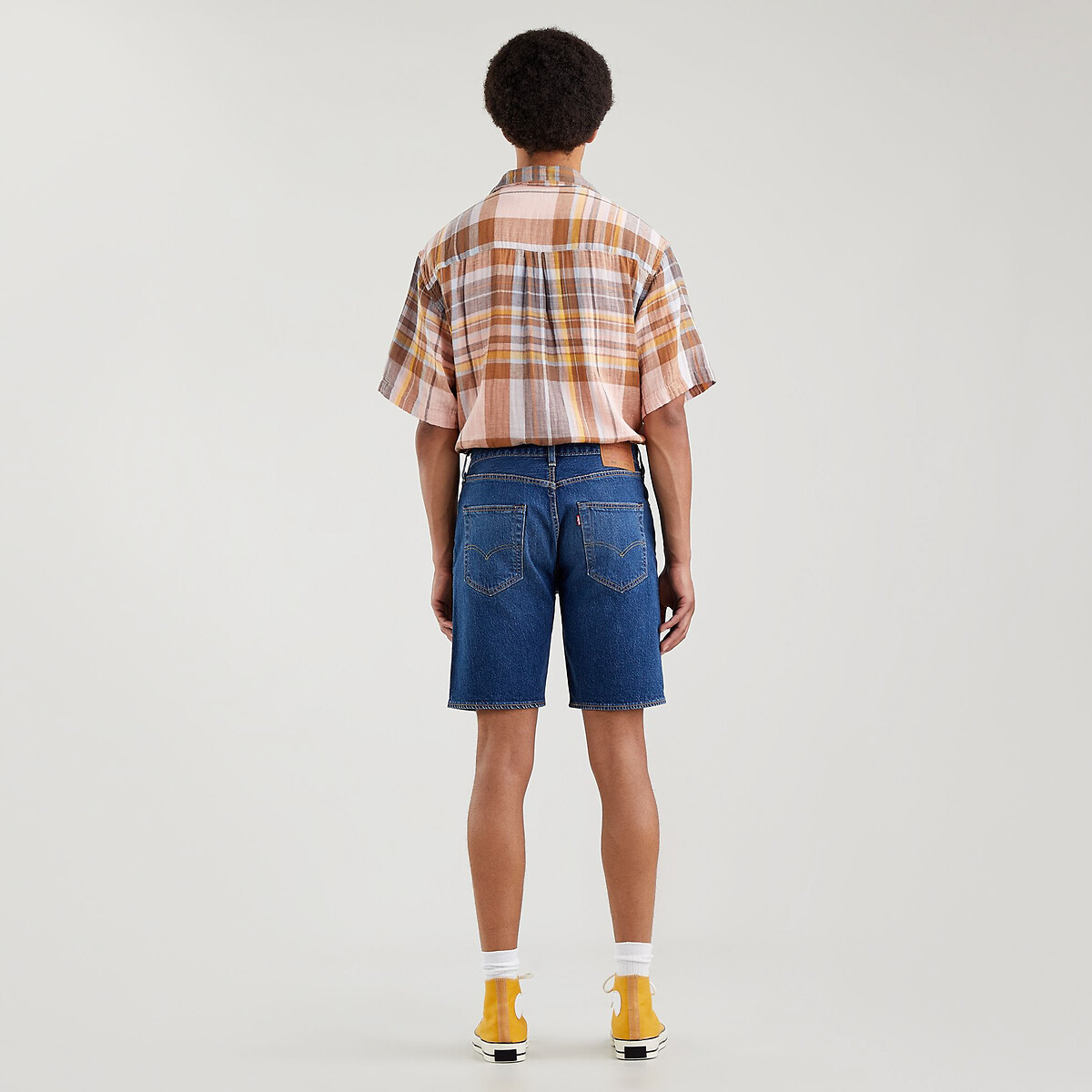501 straight denim shorts light indigo worn in Levi s La Redoute