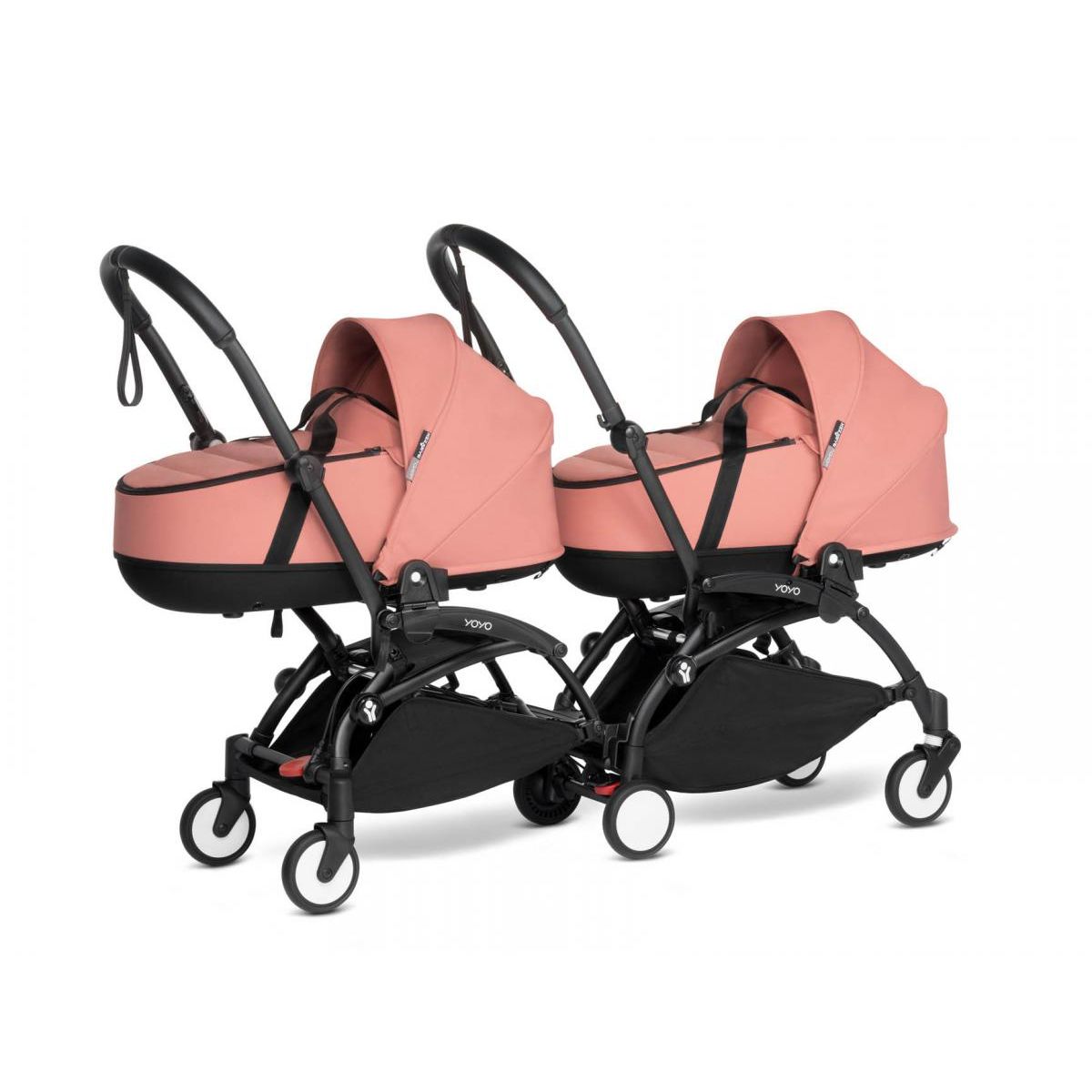 Poussette double top avec coque nacelle