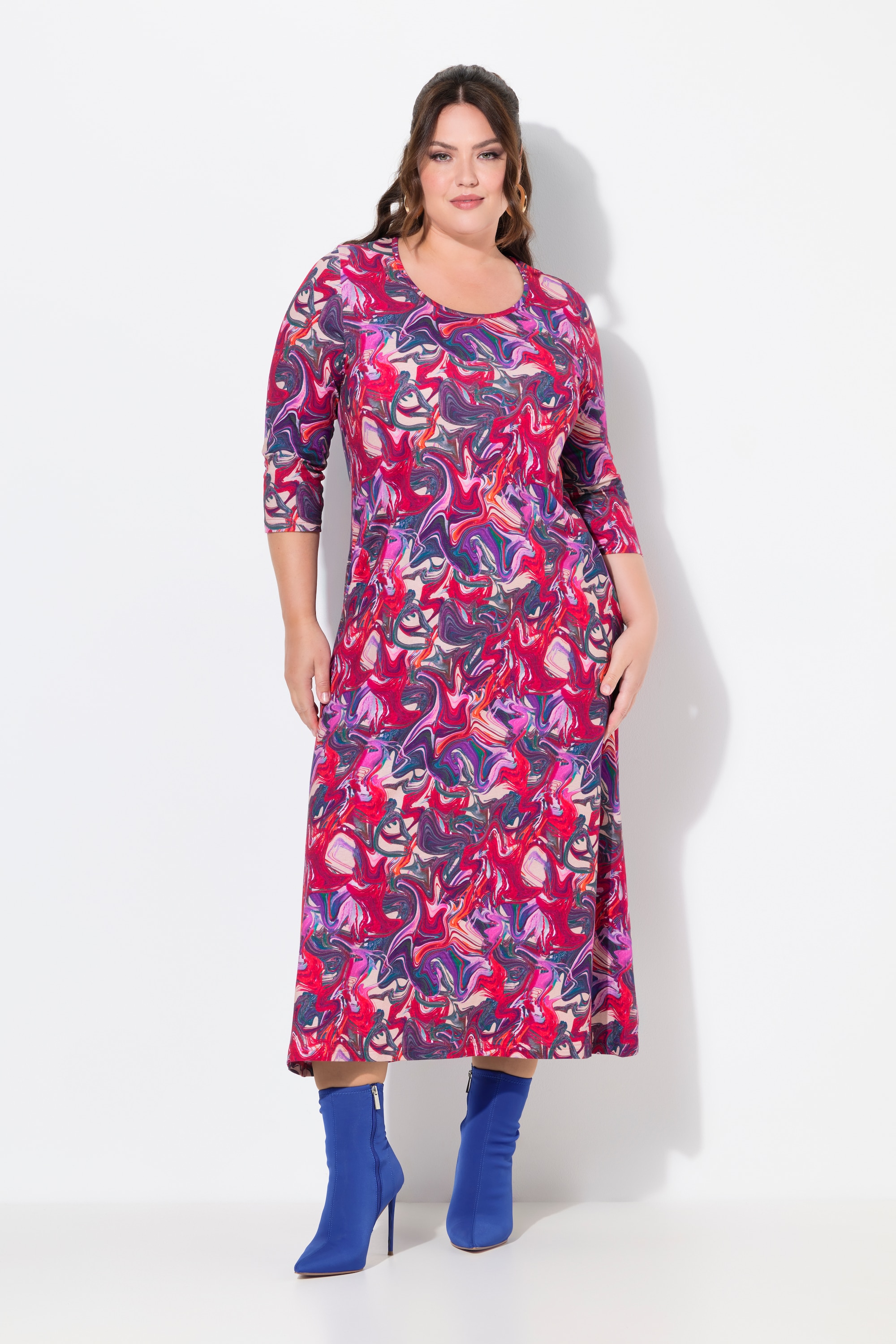 Robe en jersey, poches, ULLA POPKEN