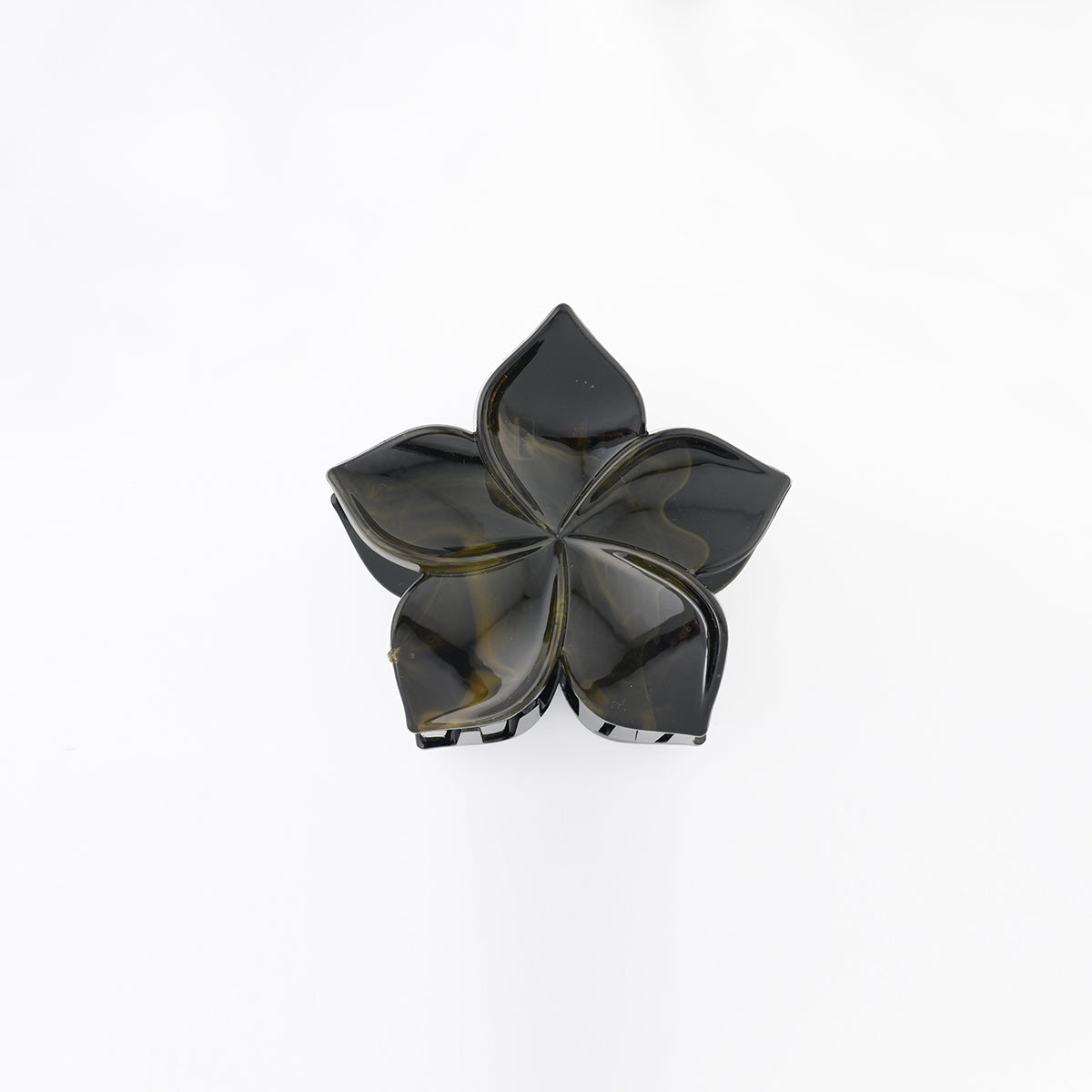 Pince à cheveux fleur vert foncé, BALABOOSTE