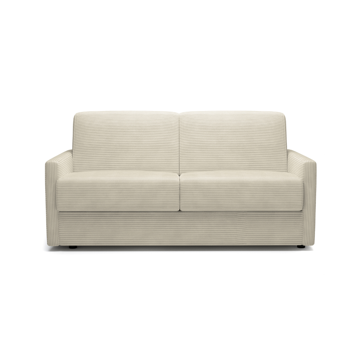 Canapé lit 3 places en velours côtelé Matelas 20cm - GIULIA, CALICOSY