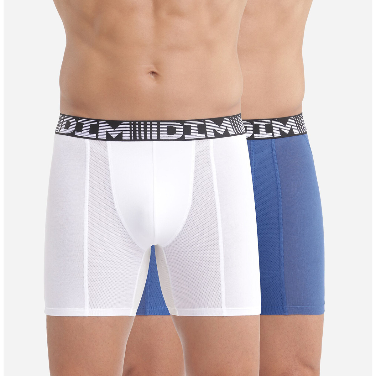 Lot de 2 boxers longs 3D Flex Air, DIM