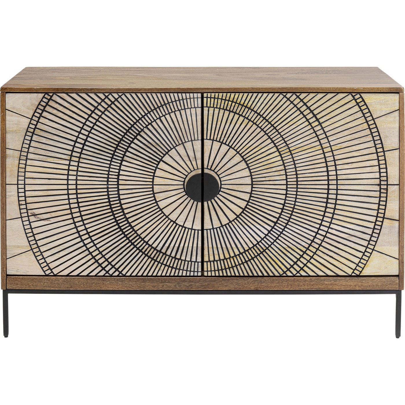 Buffet ethnique en manguier, EYE OF TIGER, KARE DESIGN