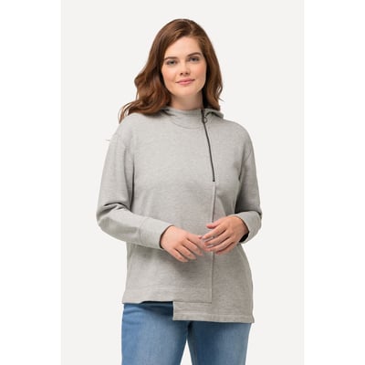 Vêtement Femme Ulla Popken Sweat-shirt Femme Grandes Tailles Ulla Popken Amore - Col Montant, Manches Longues, Coupe Classic Fit Ulla Popken Femme Vêtement Femme Ulla Popken Sweat-shirt Femme Grandes Tailles Ulla Popken Amore - Col Montant, Manches Longues, Coupe Classic Fit Ulla Popken Femme