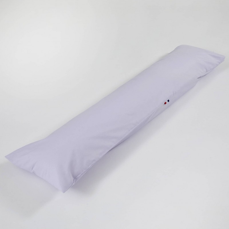 Housse de traversin plat lilas (Lot de 2), LES MATELAS DE MORPHEE