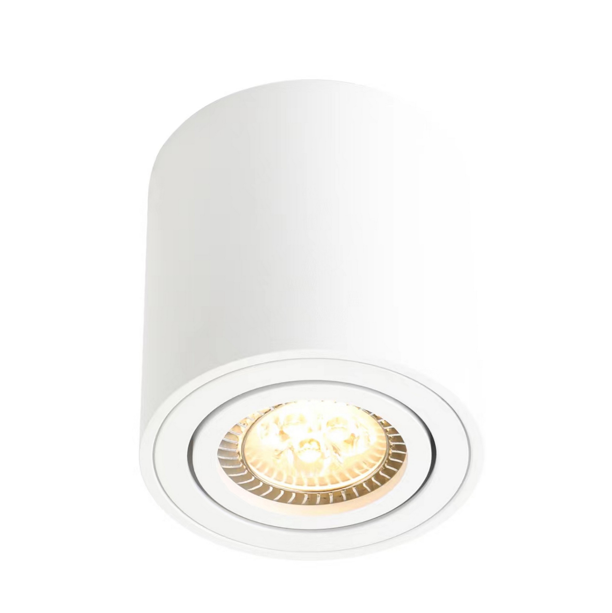 Spot pour plafond ou sous meuble orientable cylindrique en aluminium, SABONIS, NORDLUX