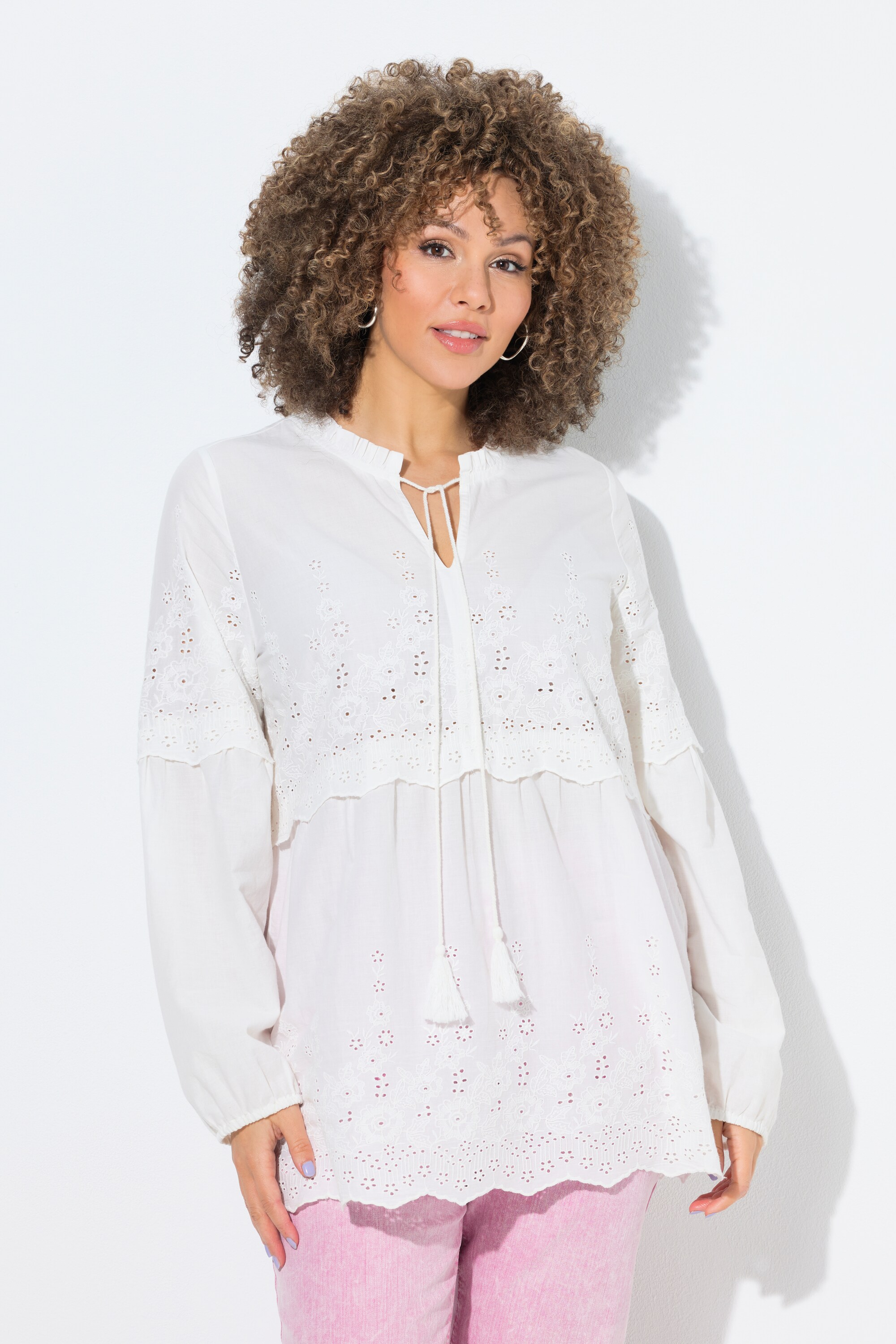 Blouse brodée, ULLA POPKEN