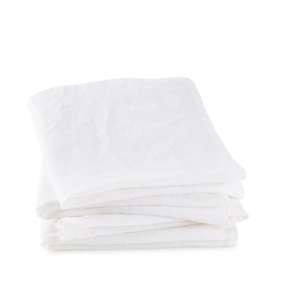 Lot de 4 serviettes de table lin lavé Victorine LA REDOUTE INTERIEURS