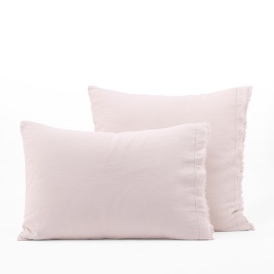 Estavelle Fringed 100% Washed Linen Pillowcase AM.PM