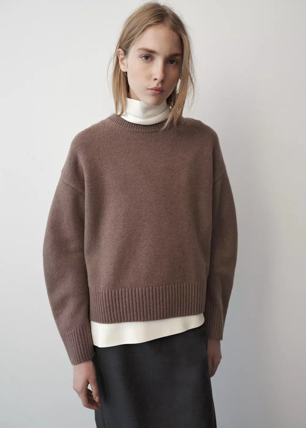 Pull-over laine col rond, MANGO