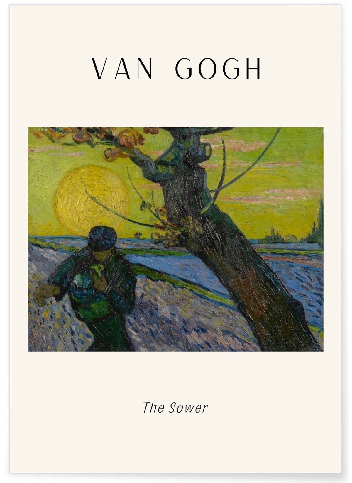 Affiche Van Gogh - The Sower, L'AFFICHERIE