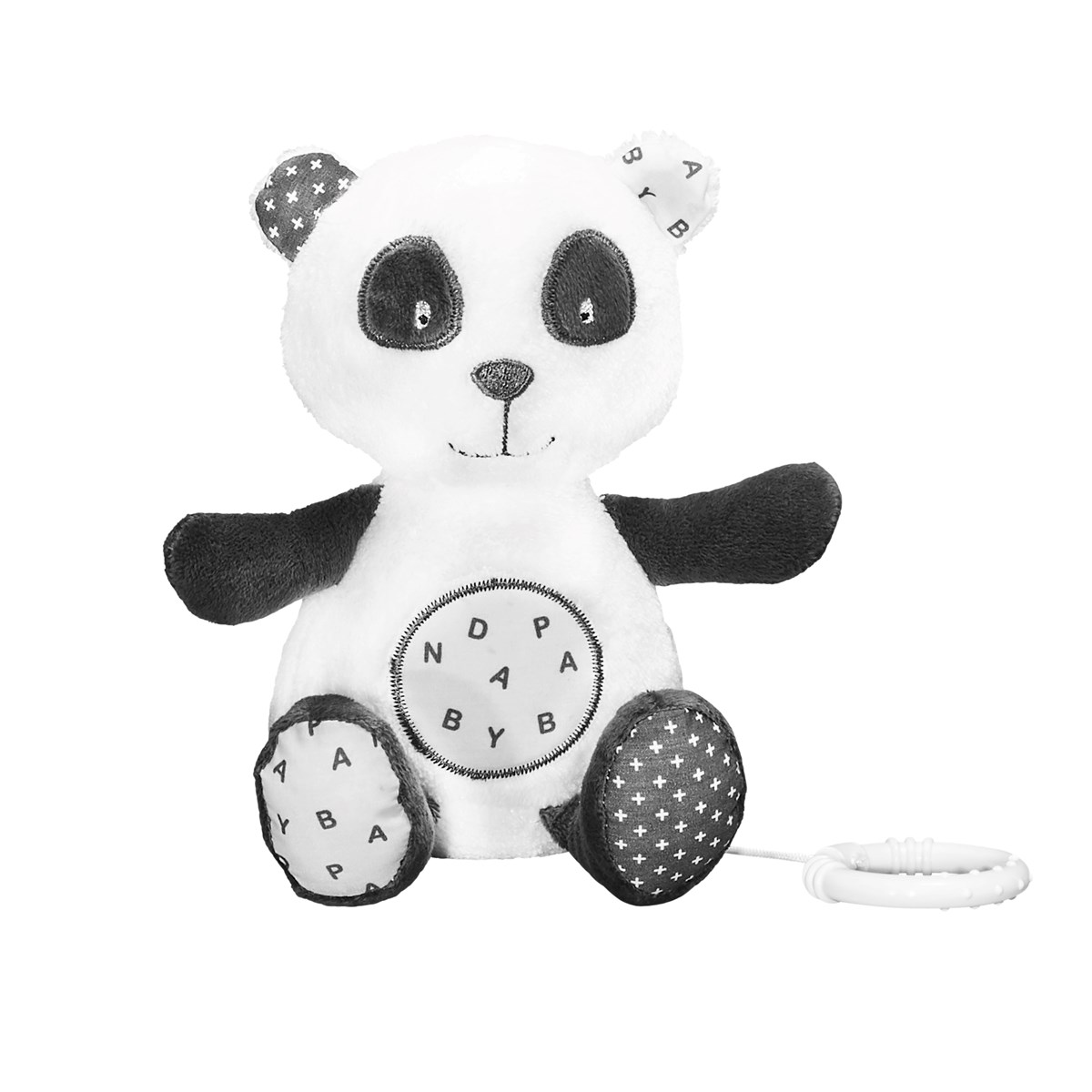 Peluche mini musical en velours, SAUTHON