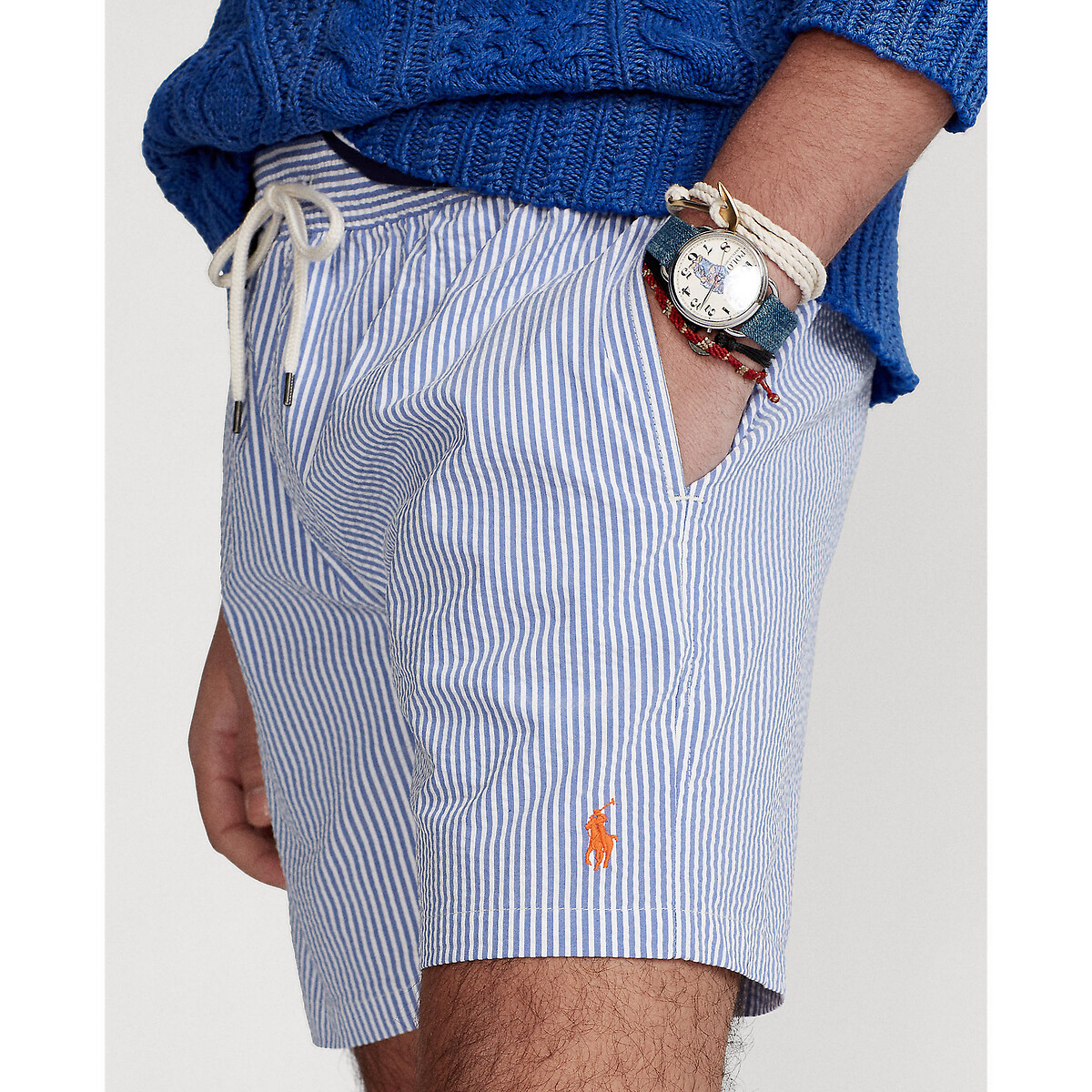 Ralph lauren swim shorts on sale stripe